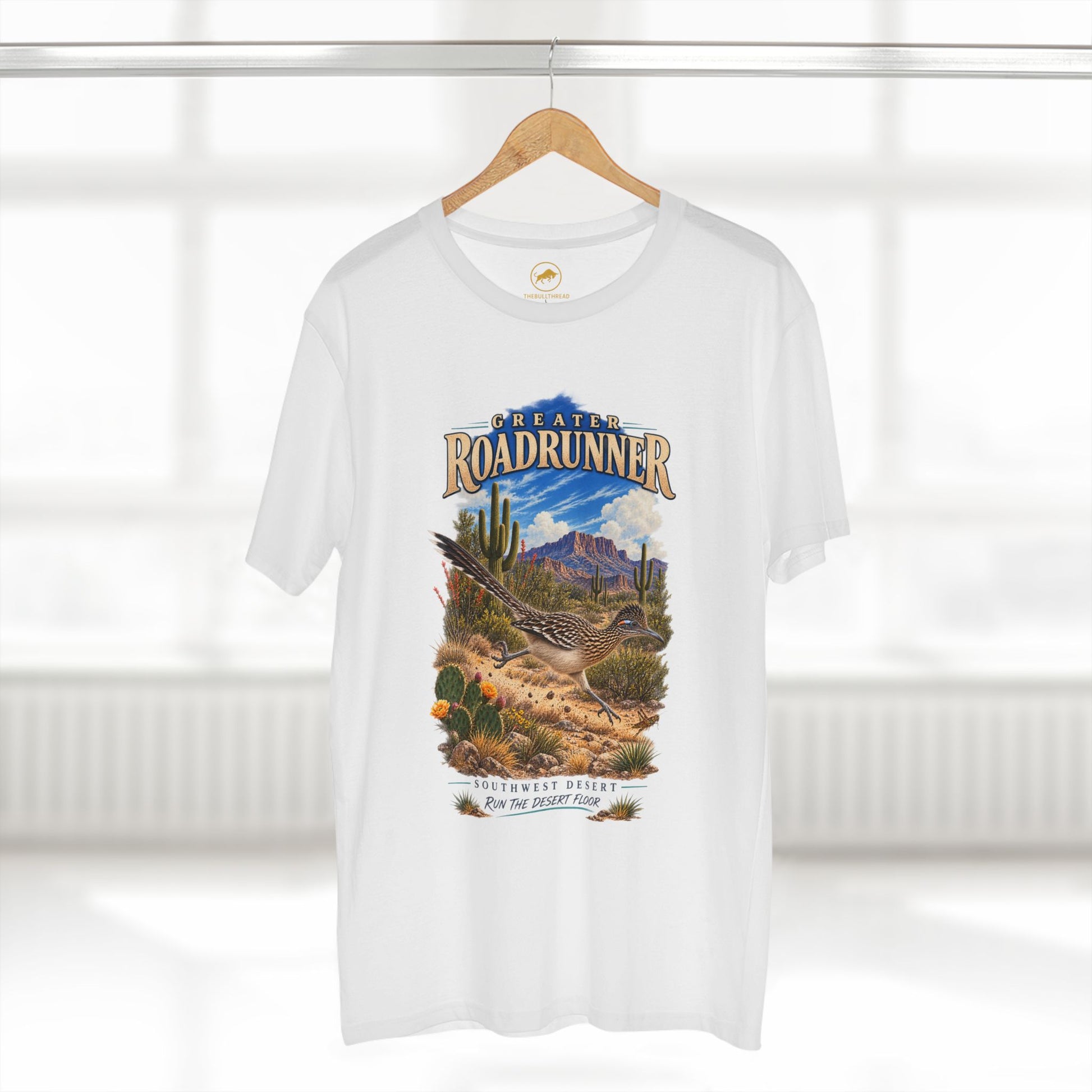 Greater Roadrunner Shirt, Southwest Desert Bird Tee, Arizona New Mexico Wildlife T-Shirt, Birdwatching Gift, Roadrunner Bird Shirt.