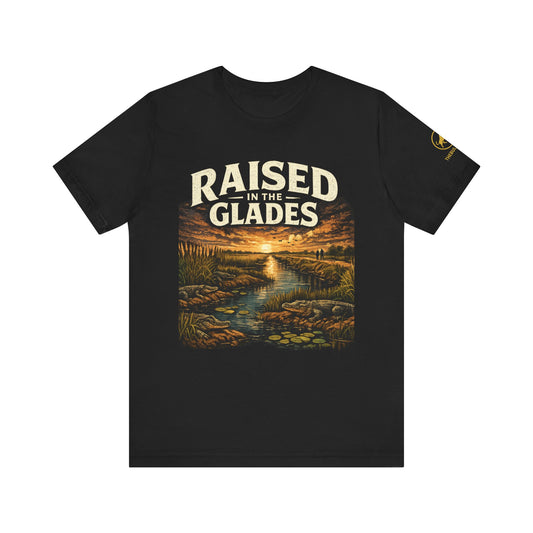 Florida Everglades Shirt, Raised In The Glades Shirt, Alligator Shirt, South Florida Tee, Swamp Nature Graphic Tee, Wildlife Shirt,.