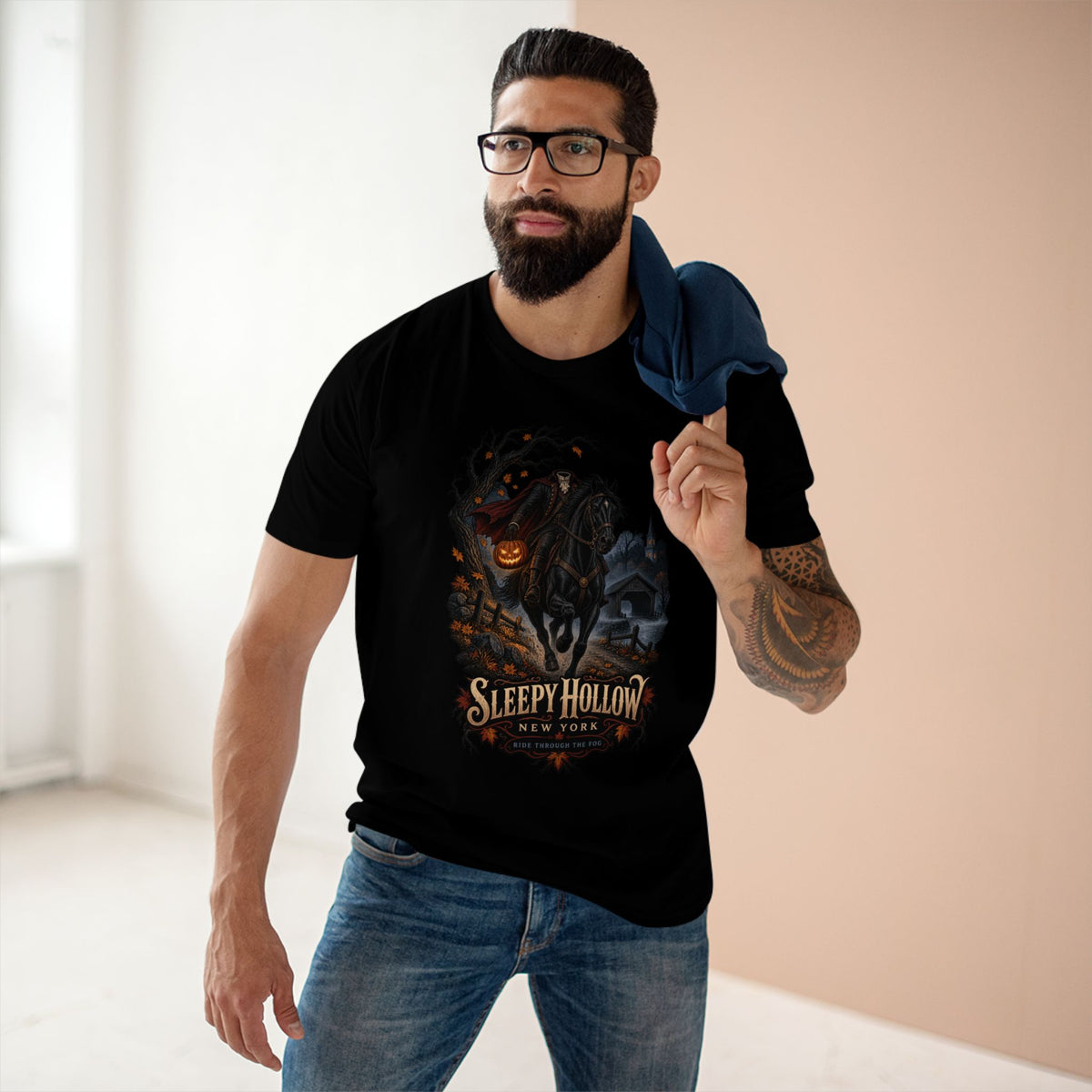 Sleepy Hollow Shirt, Headless Horseman Halloween Tee, New York Folklore and Gothic Gift.