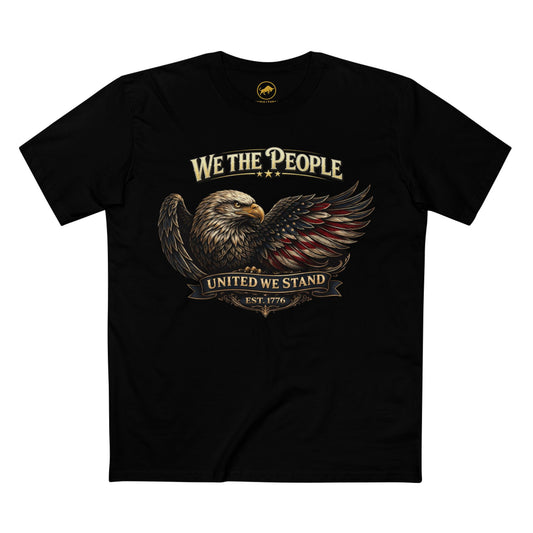We The People Eagle Shirt, United We Stand Patriotic Tee, 1776 American Flag Shirt, Premium USA Shirt, Fourth of July Shirt, Patriotic Gift