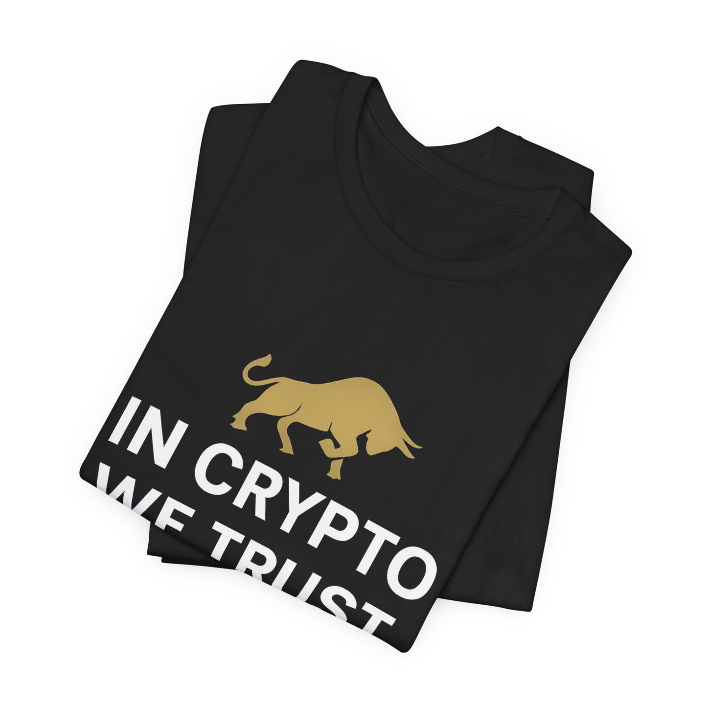 Premium Crypto Investor Shirt – In Crypto We Trust Bull Design by TheBullThread