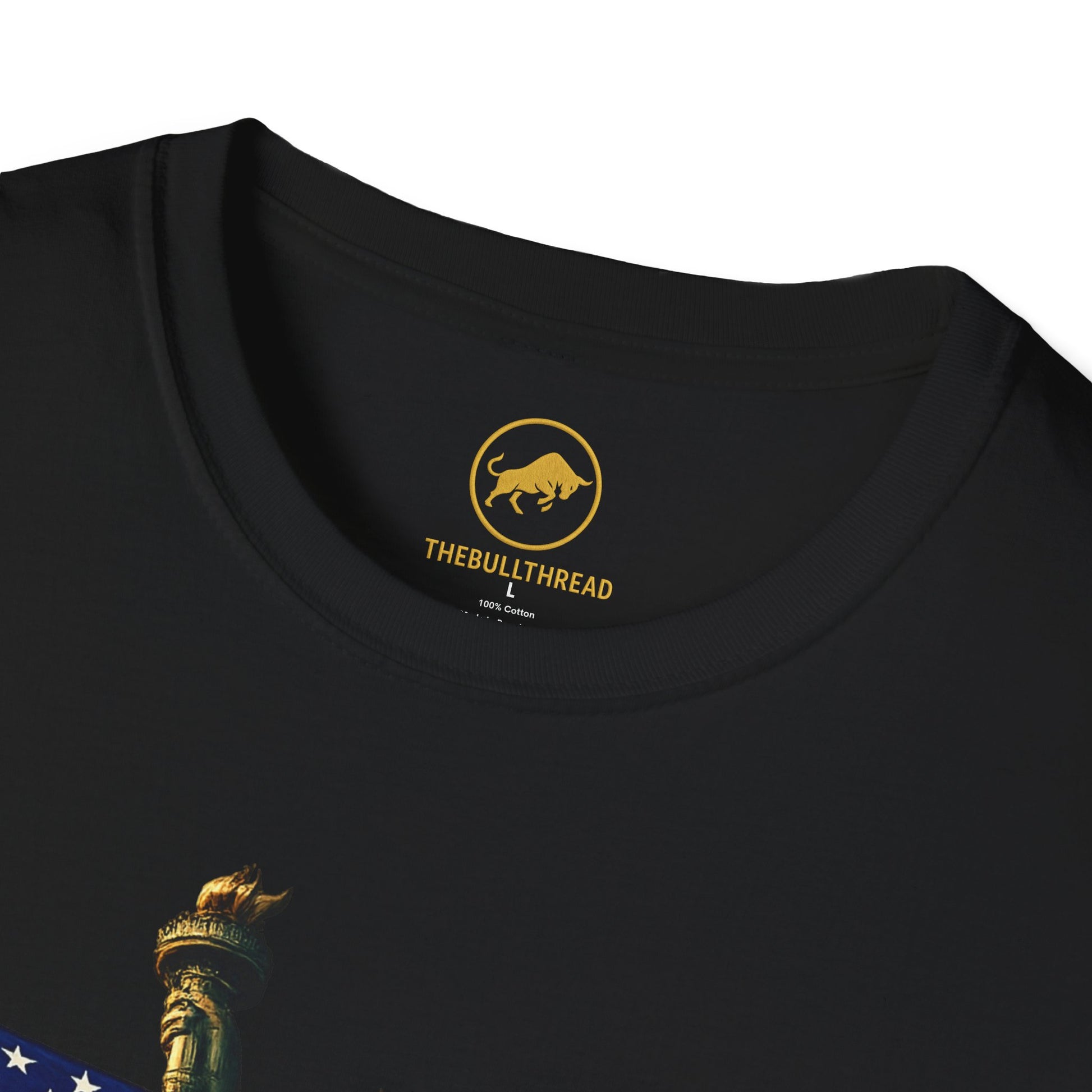 God Bless America Shirt | Patriotic USA Flag Eagle Tee | Statue of Liberty American Pride Graphic T-Shirt.