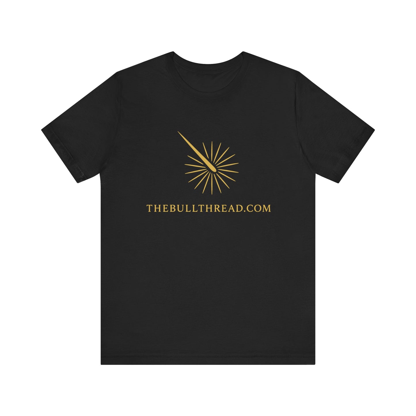 I Am Light Motivational Shirt - Gold Sunburst Beam Graphic Tee | Premium Black Streetwear with Inspirational Quote Back | TheBullThread