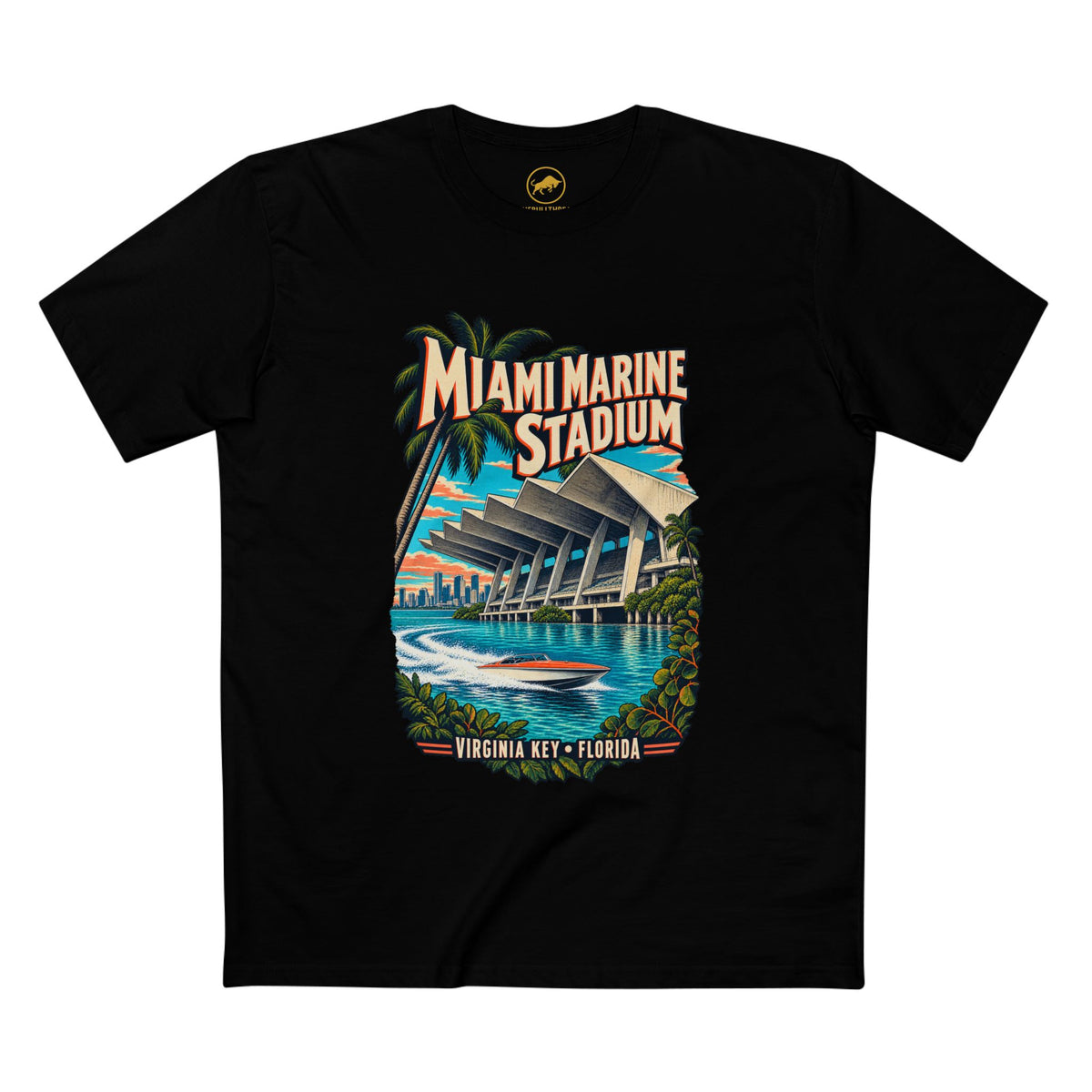 Miami Marine Stadium Shirt, Virginia Key Florida Mid-Century Architecture Tee
