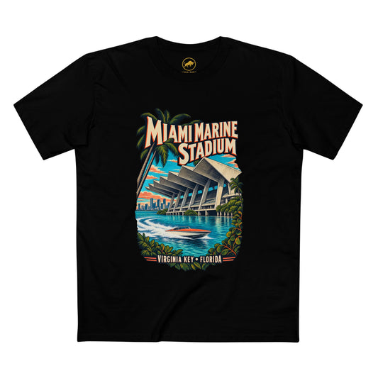 Miami Marine Stadium Shirt, Virginia Key Florida Mid-Century Architecture Tee