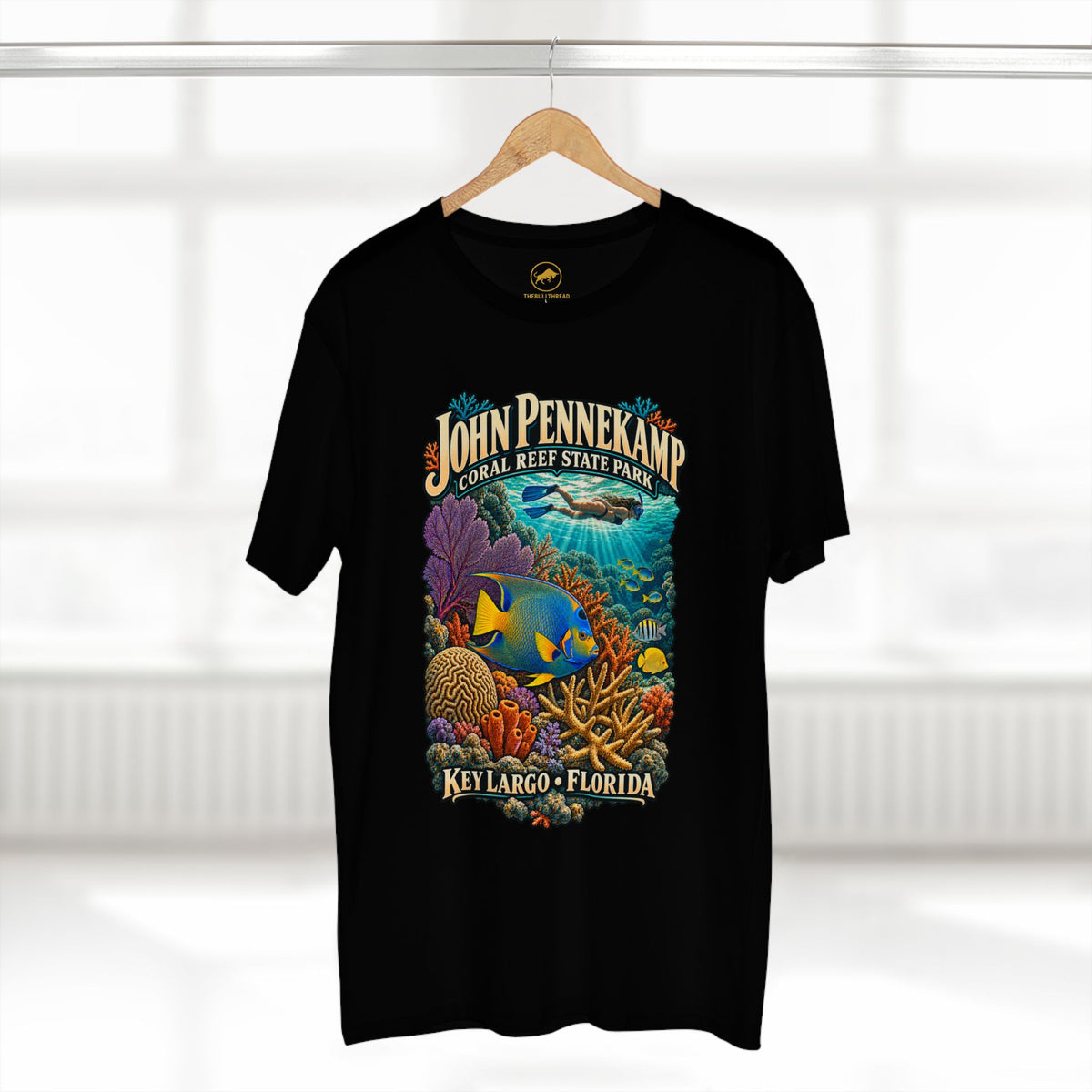 John Pennekamp Coral Reef State Park Shirt - Key Largo Snorkeling Graphic Tee.