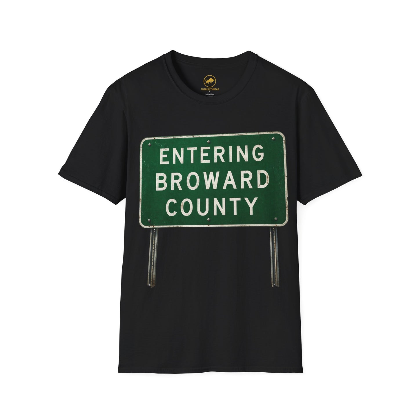 Broward County Florida Shirt, Entering Broward County Sign Tee, South Florida Highway Shirt, Fort Lauderdale Gift, Florida Streetwear Tee.