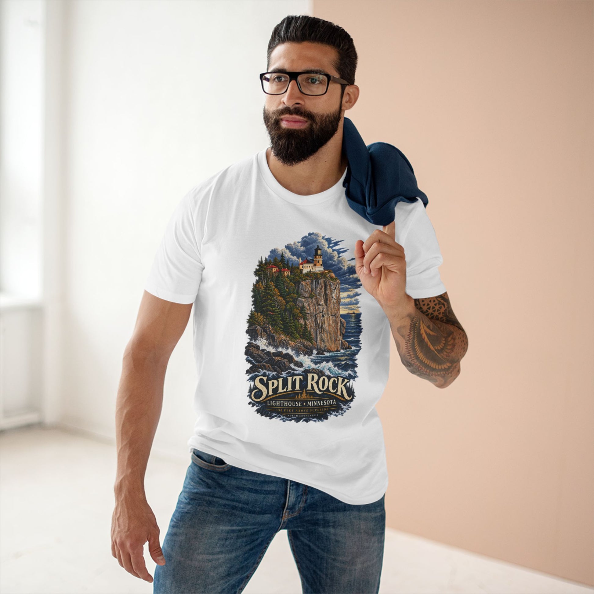Split Rock Lighthouse Shirt, Minnesota North Shore Tee, Lake Superior Great Lakes Travel Gift.