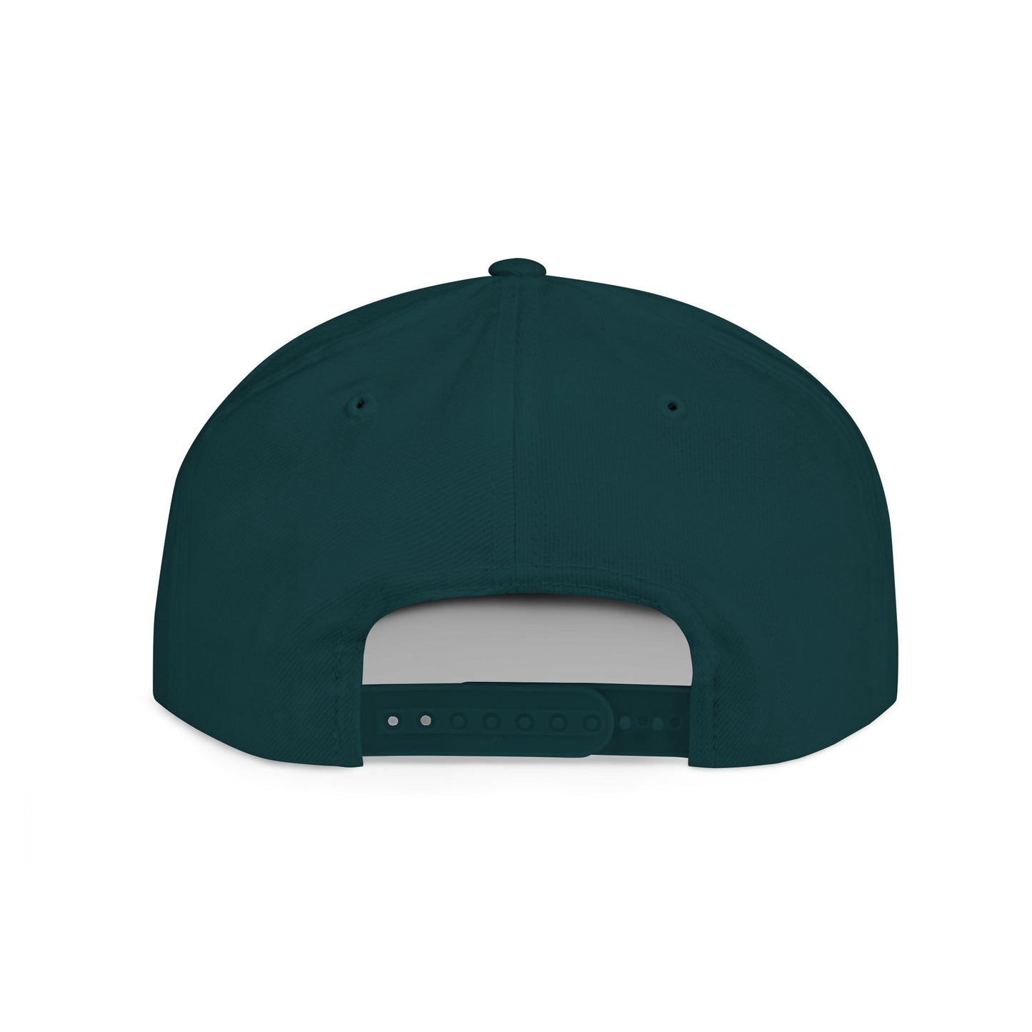 Premium Embroidered Snapback Hat - 6089M Flat-Bill Crypto Cap by TheBullThread