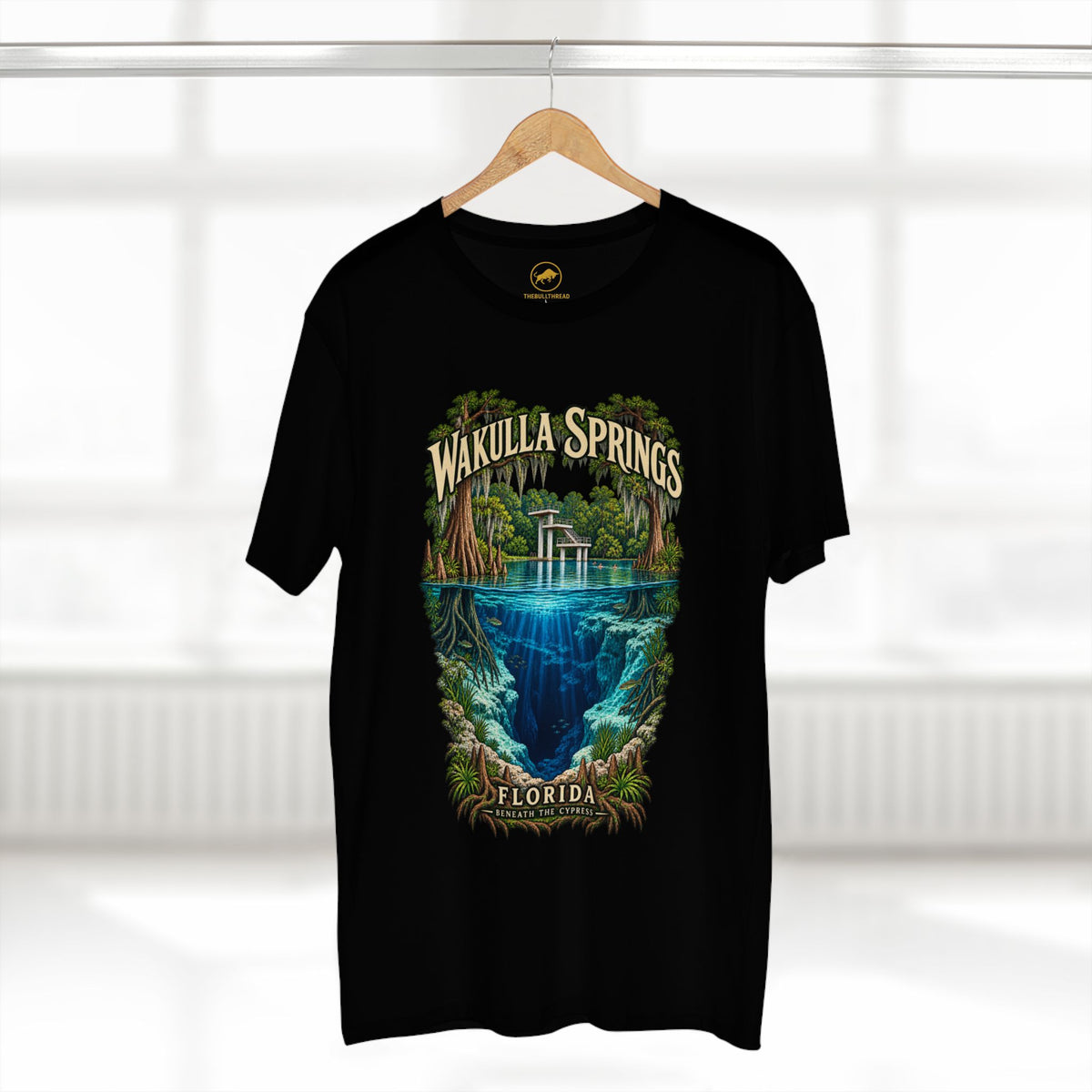 Wakulla Springs Florida T-Shirt, Vintage Cypress & Freshwater Spring Graphic Tee.
