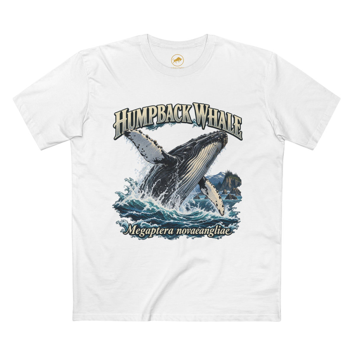 Humpback Whale Shirt, Breaching Ocean Wildlife Tee.
