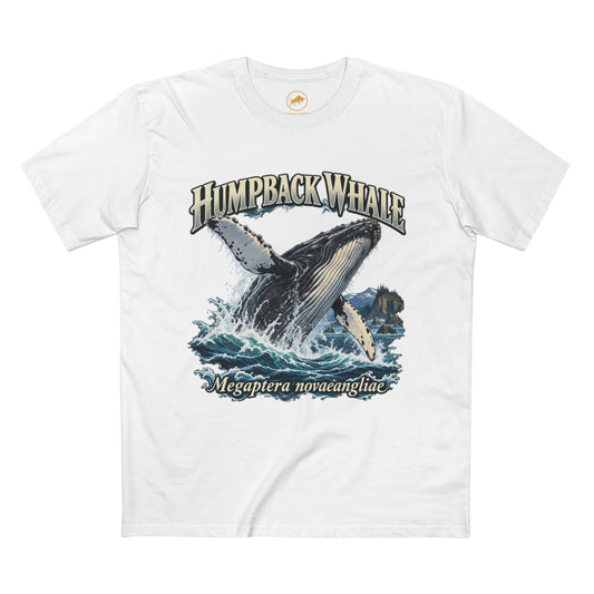 Humpback Whale Shirt, Breaching Ocean Wildlife Tee.