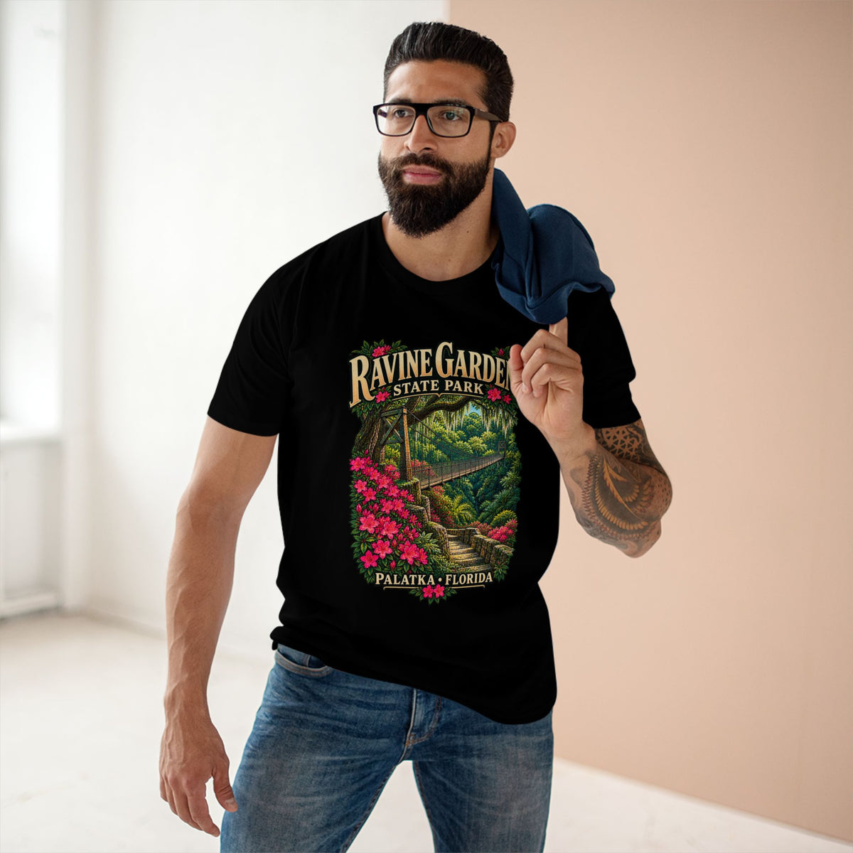 Ravine Gardens State Park Shirt - Palatka Florida Azalea Bridge Graphic Tee.