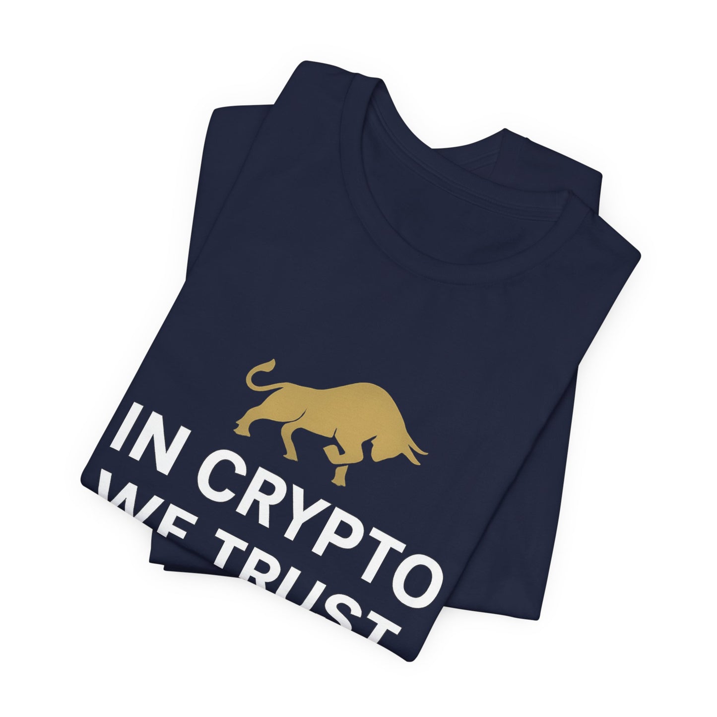 Premium Crypto Investor Shirt – In Crypto We Trust Bull Design by TheBullThread