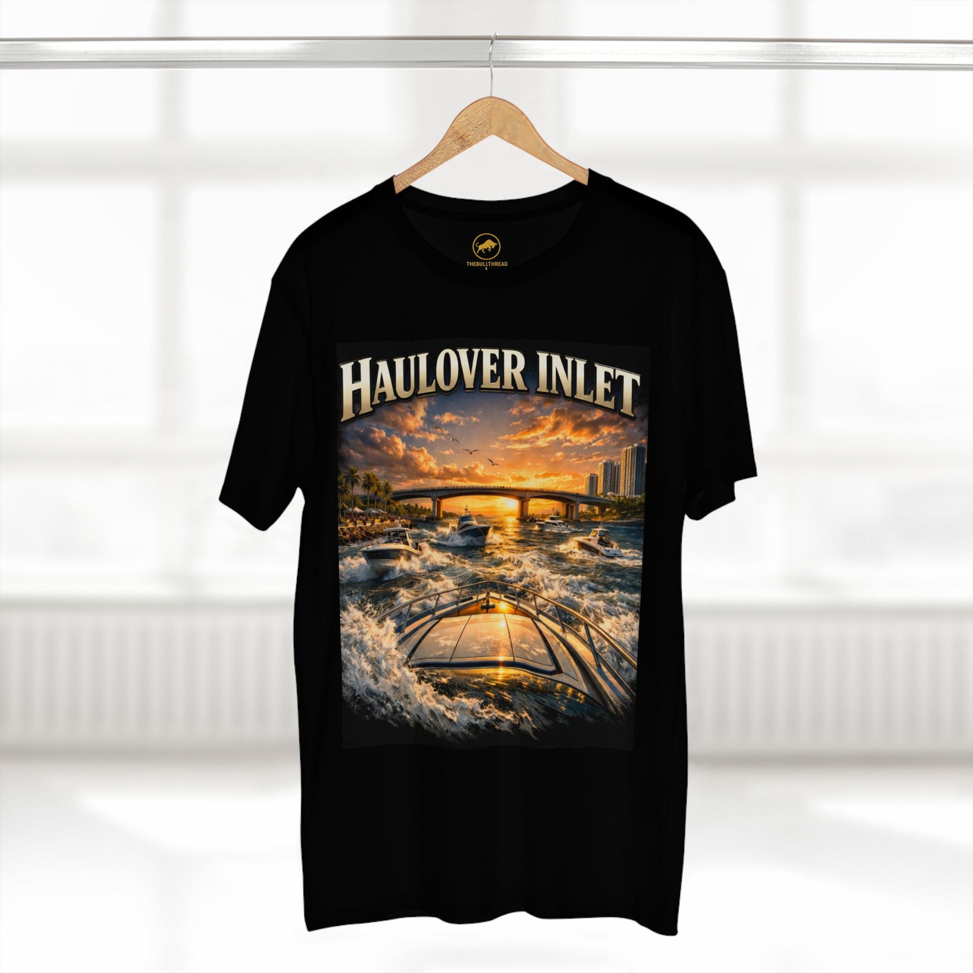 Haulover Inlet Shirt, Florida Boating Shirt, Miami Boat Tee, Yacht Life Shirt, South Florida Shirt, Coastal Luxury Tee, AS Colour 5001.