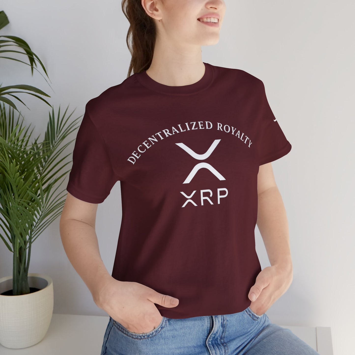Premium XRP Investor Shirt - Decentralized Royalty Bull Sleeve Design by TheBullThread