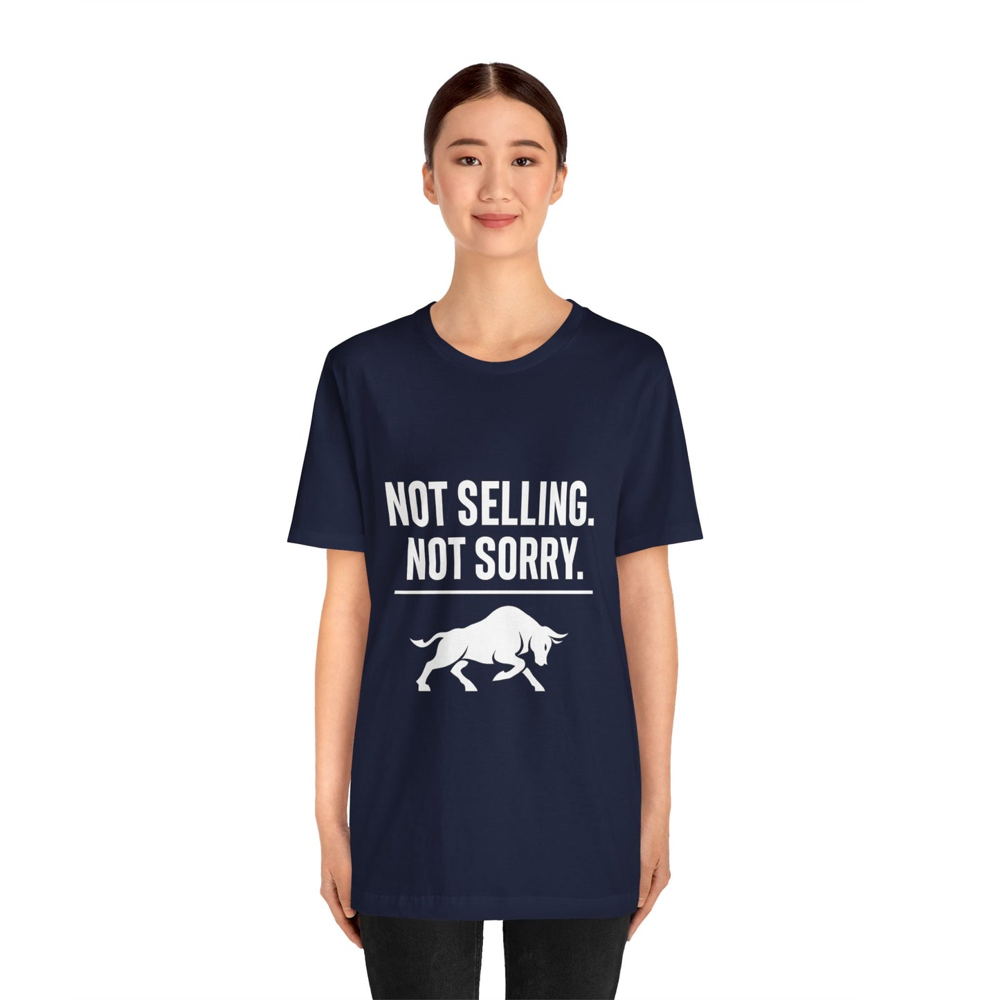 Premium Crypto Investor Shirt - Not Selling, Not Sorry Bull Market Tee by TheBullThread