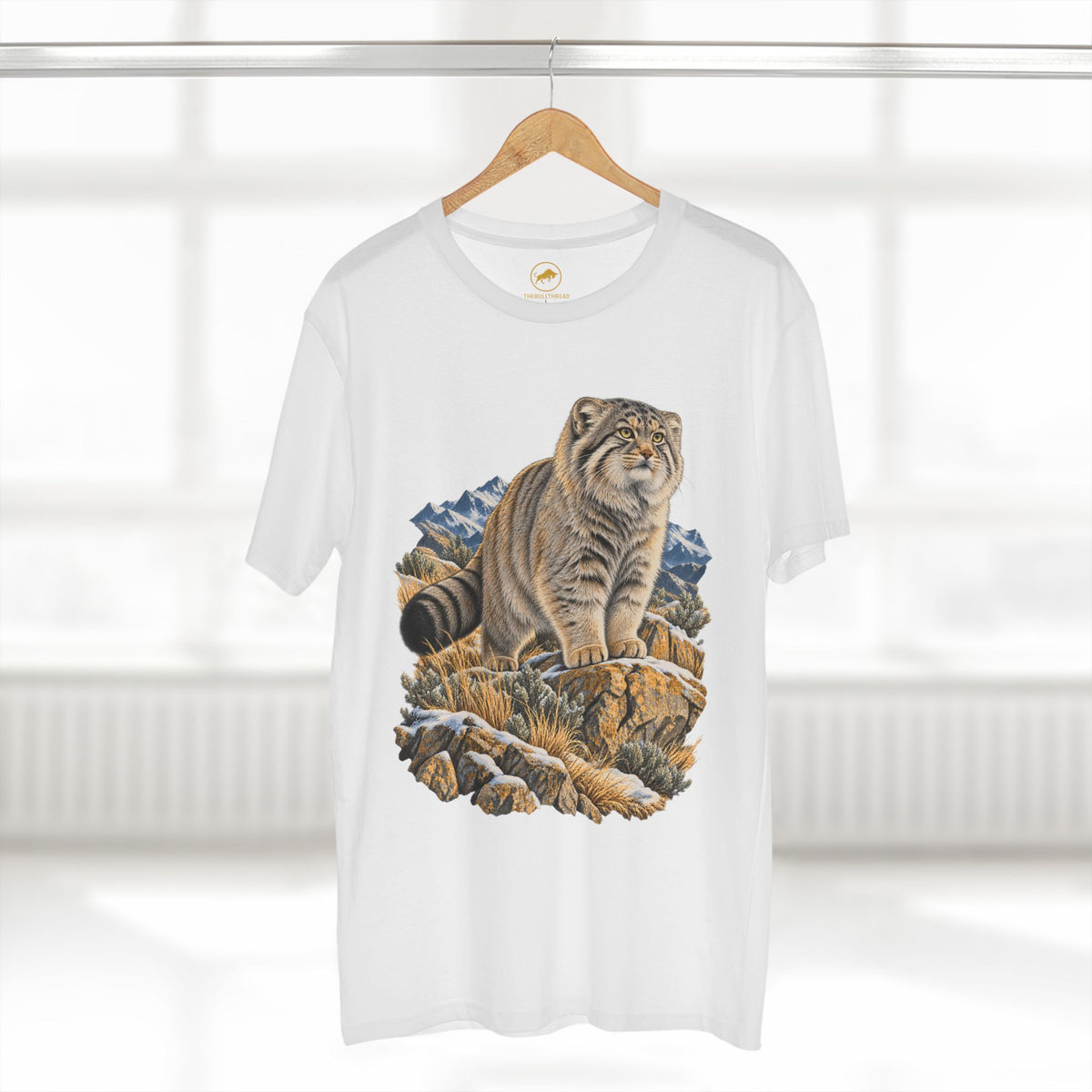 Pallas's Cat Shirt, Manul Central Asian Wildlife Tee, Wild Cat Lover Gift.