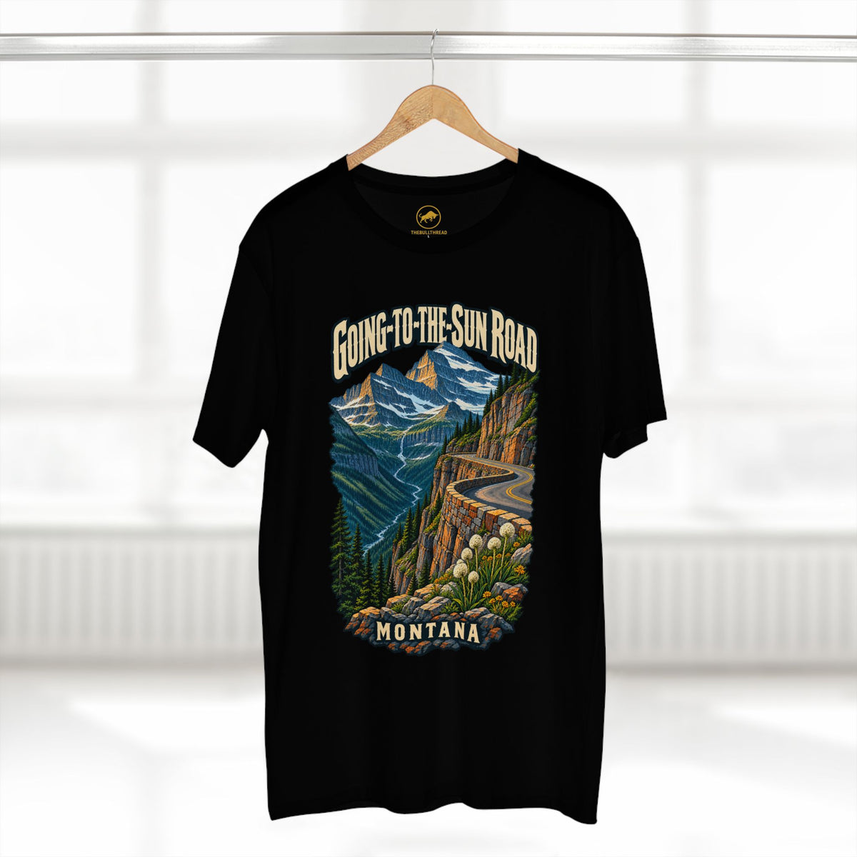 Going-to-the-Sun Road Montana Shirt — Glacier Mountain Scenic Drive Tee.