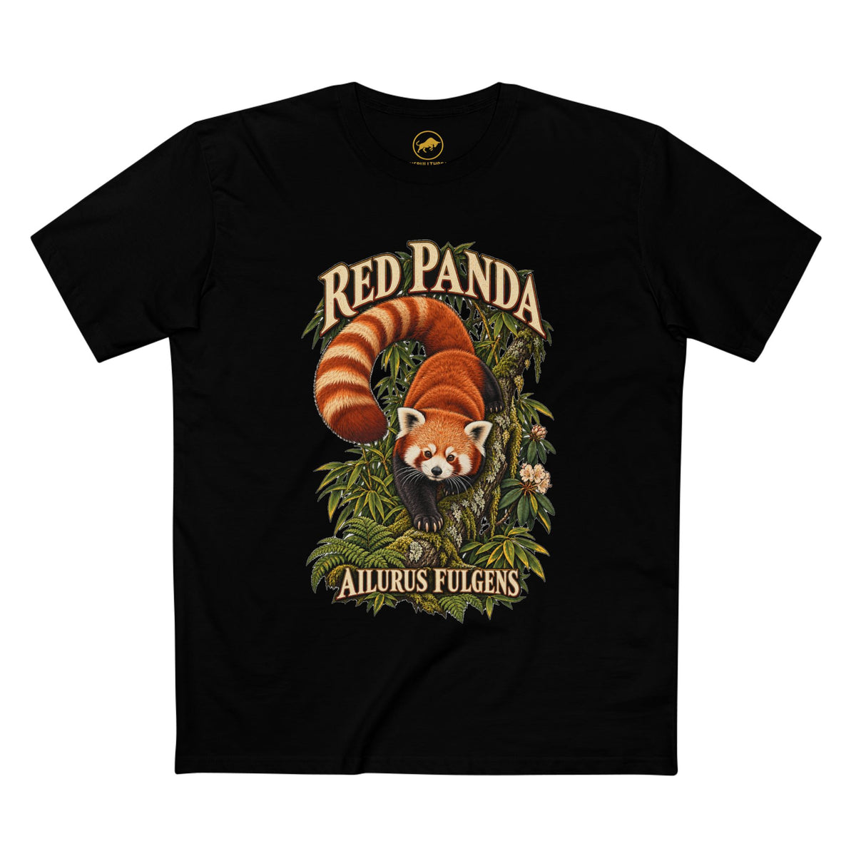 Red Panda Shirt, Himalayan Bamboo Forest Wildlife Tee, Ailurus Fulgens Animal Lover Gift.