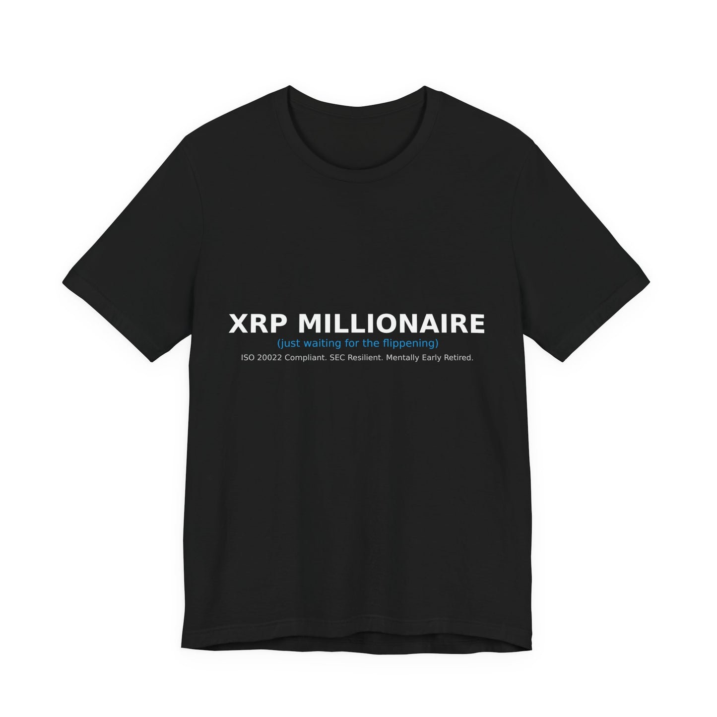 Unisex Crypto Investor Tee - XRP Millionaire Bull Market Design by TheBullThread
