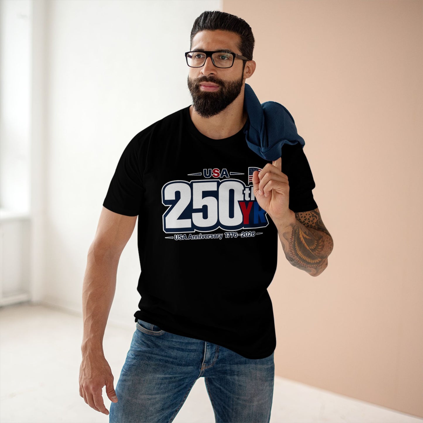 USA 250th Anniversary Shirt (1776-2026)  Premium Patriotic 250th YR Tee - American Flag Independence Day Shirt.