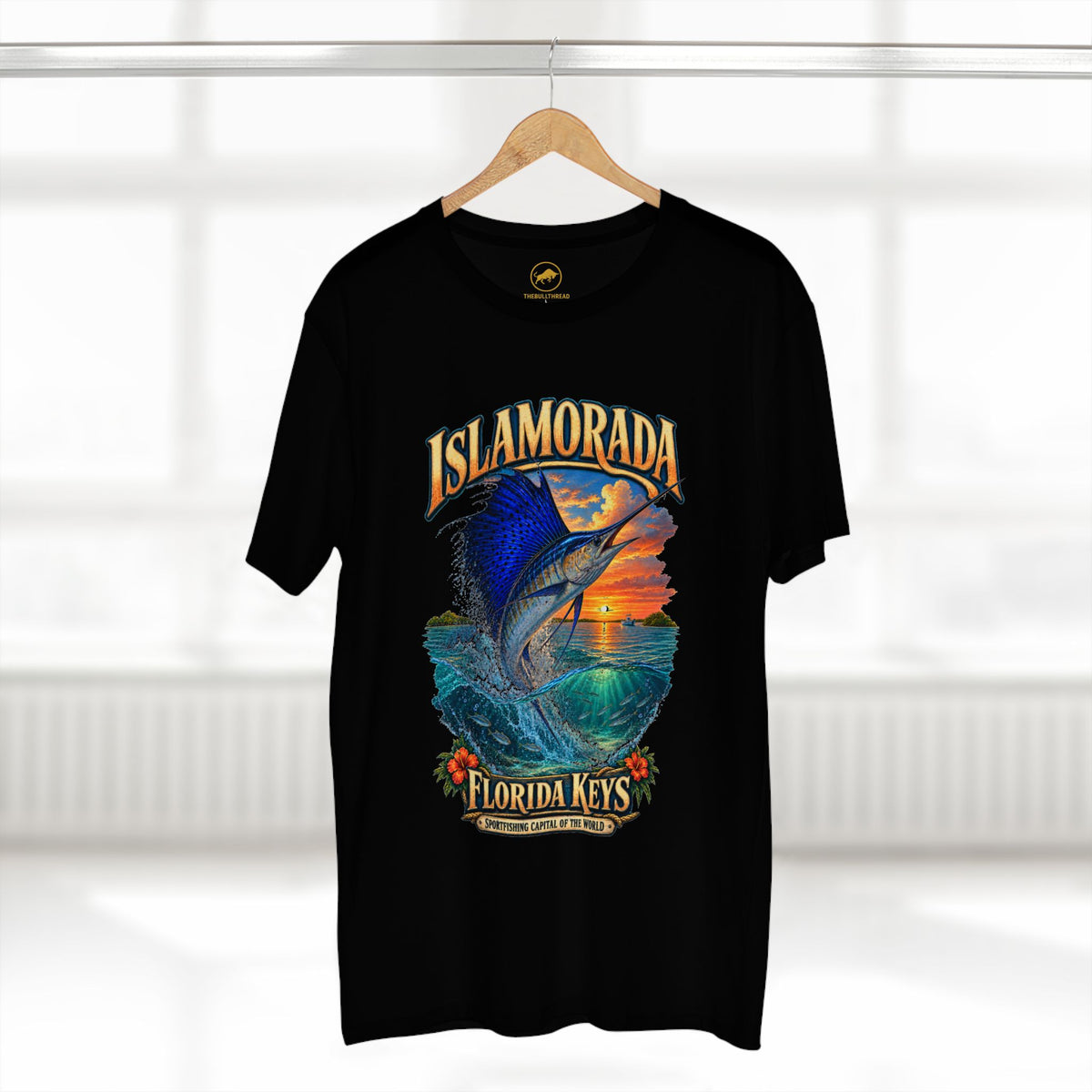 Islamorada Sailfish T-Shirt, Florida Keys Sportfishing Tee, Offshore Angler Fishing Gift.