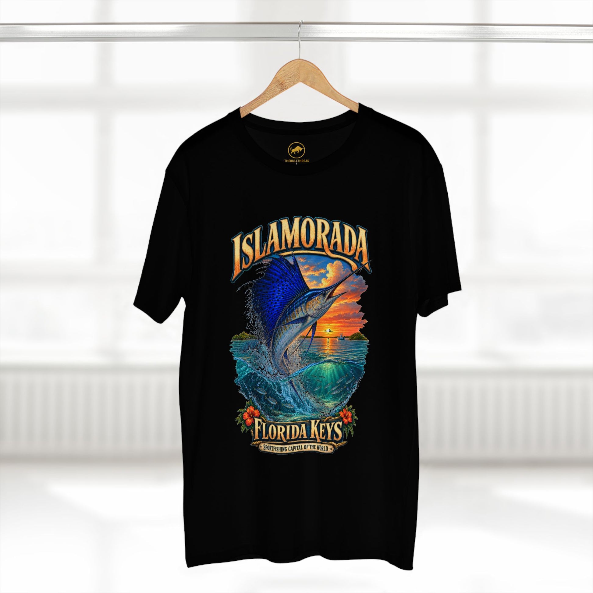 Islamorada Sailfish T-Shirt, Florida Keys Sportfishing Tee, Offshore Angler Fishing Gift.