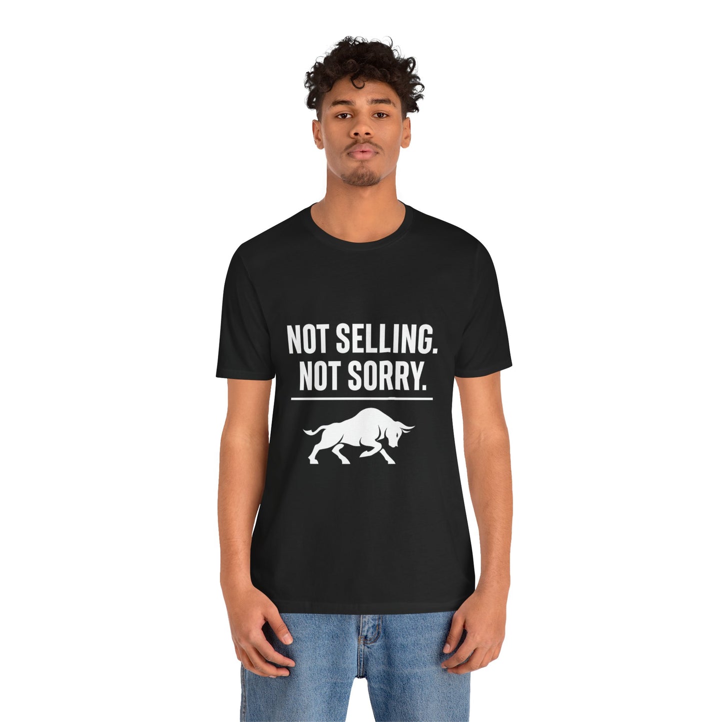 Premium Crypto Investor Shirt - Not Selling, Not Sorry Bull Market Tee by TheBullThread