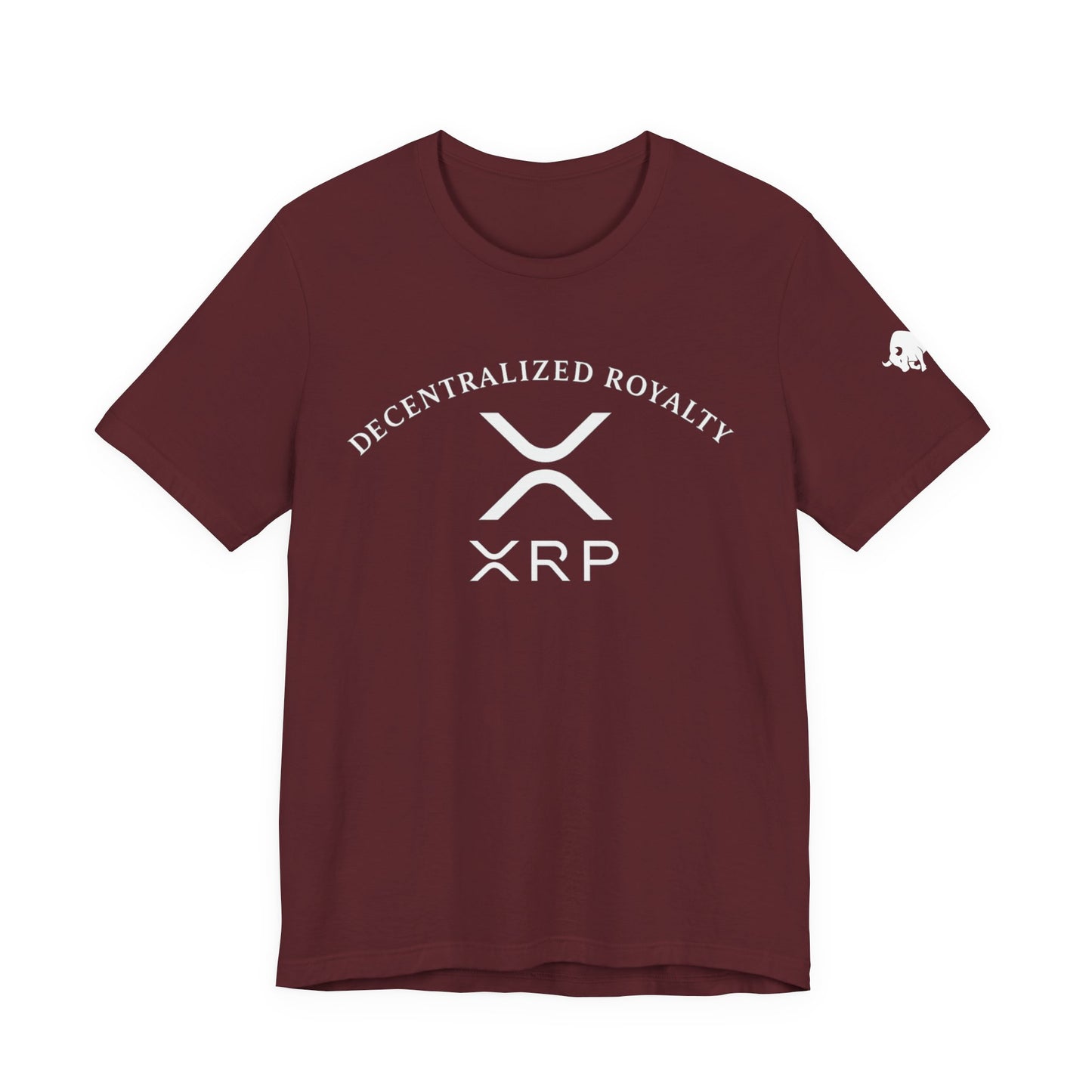 Premium XRP Investor Shirt - Decentralized Royalty Bull Sleeve Design by TheBullThread