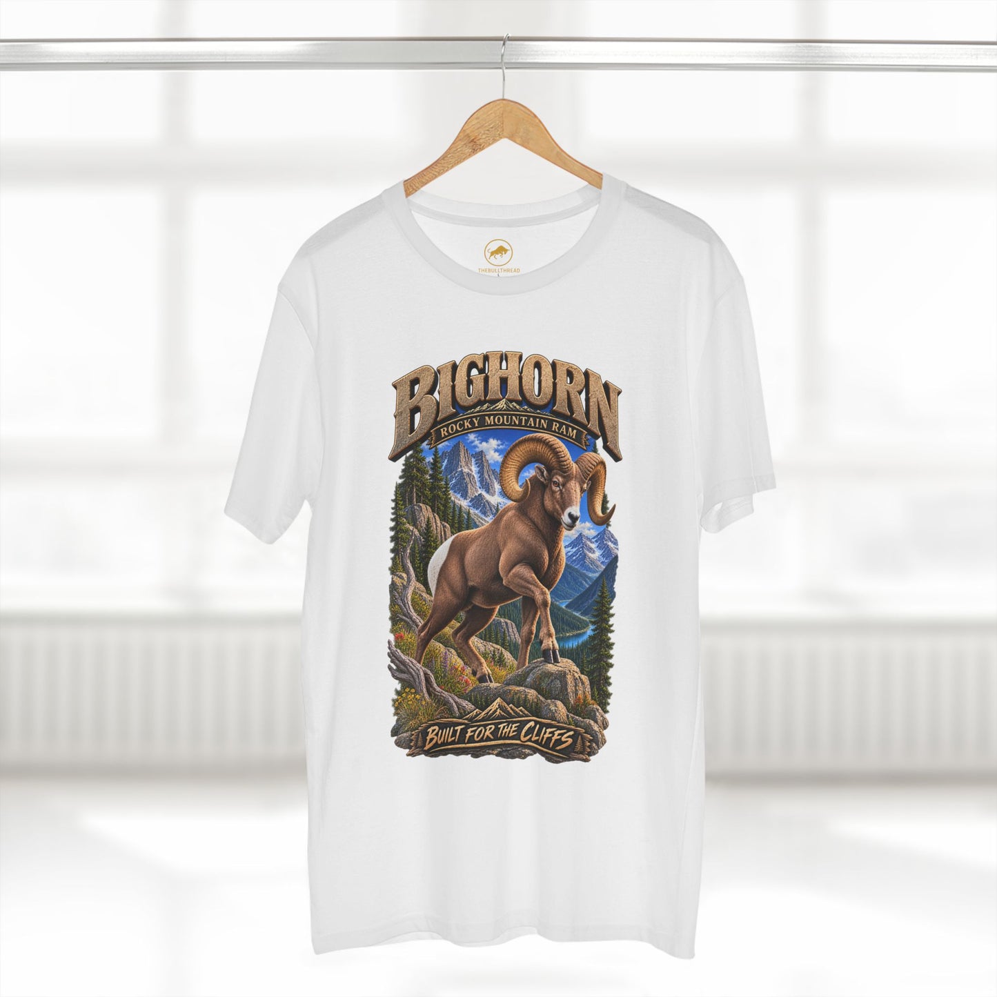 Bighorn Sheep Shirt: Rocky Mountain Ram Wildlife Graphic Tee