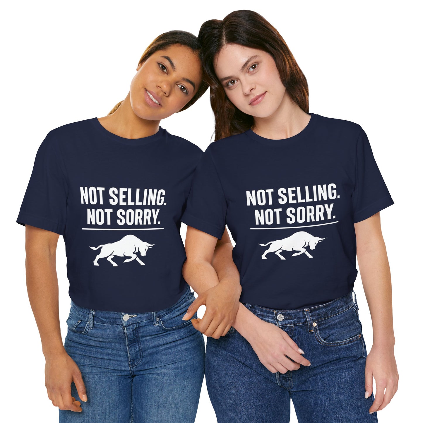 Premium Crypto Investor Shirt - Not Selling, Not Sorry Bull Market Tee by TheBullThread