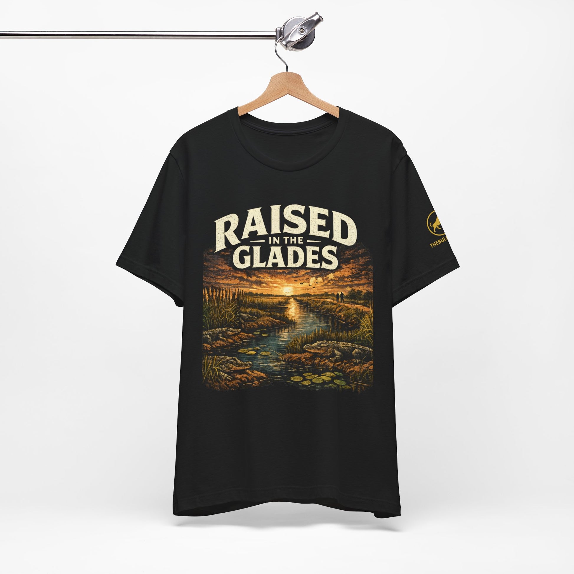 Florida Everglades Shirt, Raised In The Glades Shirt, Alligator Shirt, South Florida Tee, Swamp Nature Graphic Tee, Wildlife Shirt,.