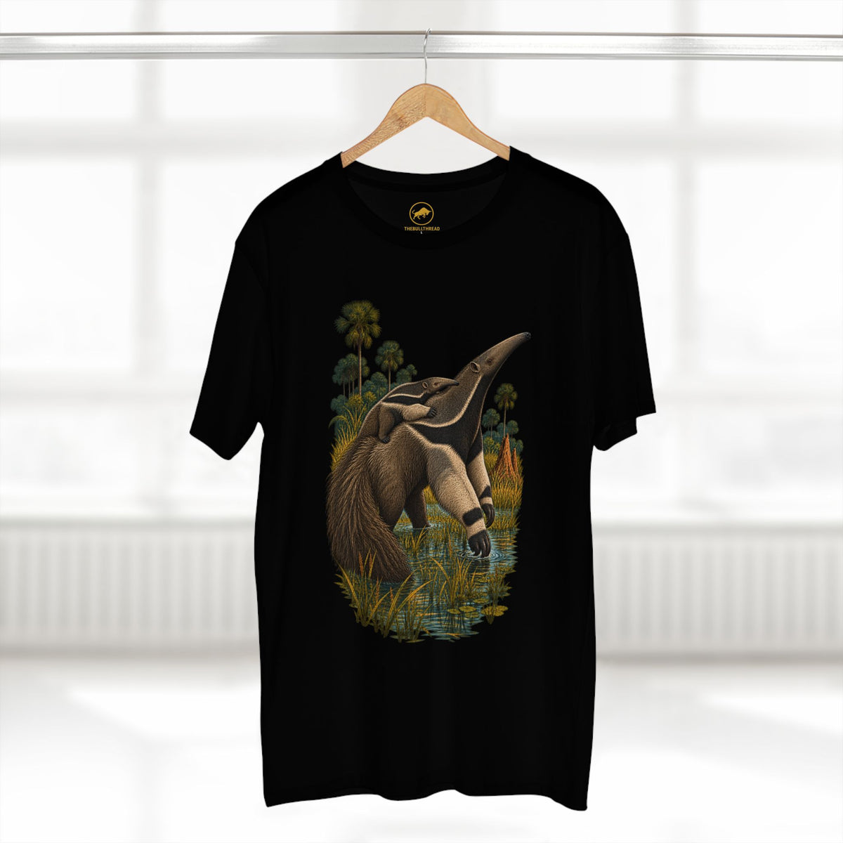 Giant Anteater Mother and Pup Shirt, Pantanal Wildlife Tee, Animal Lover Gift.
