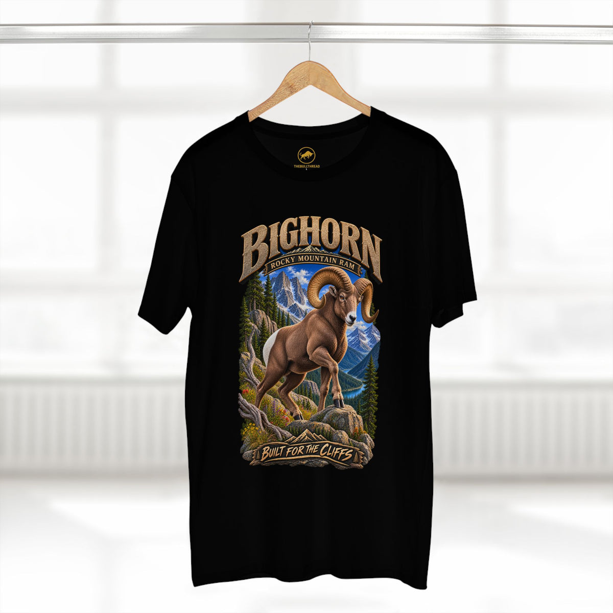 Bighorn Sheep Shirt: Rocky Mountain Ram Wildlife Graphic Tee