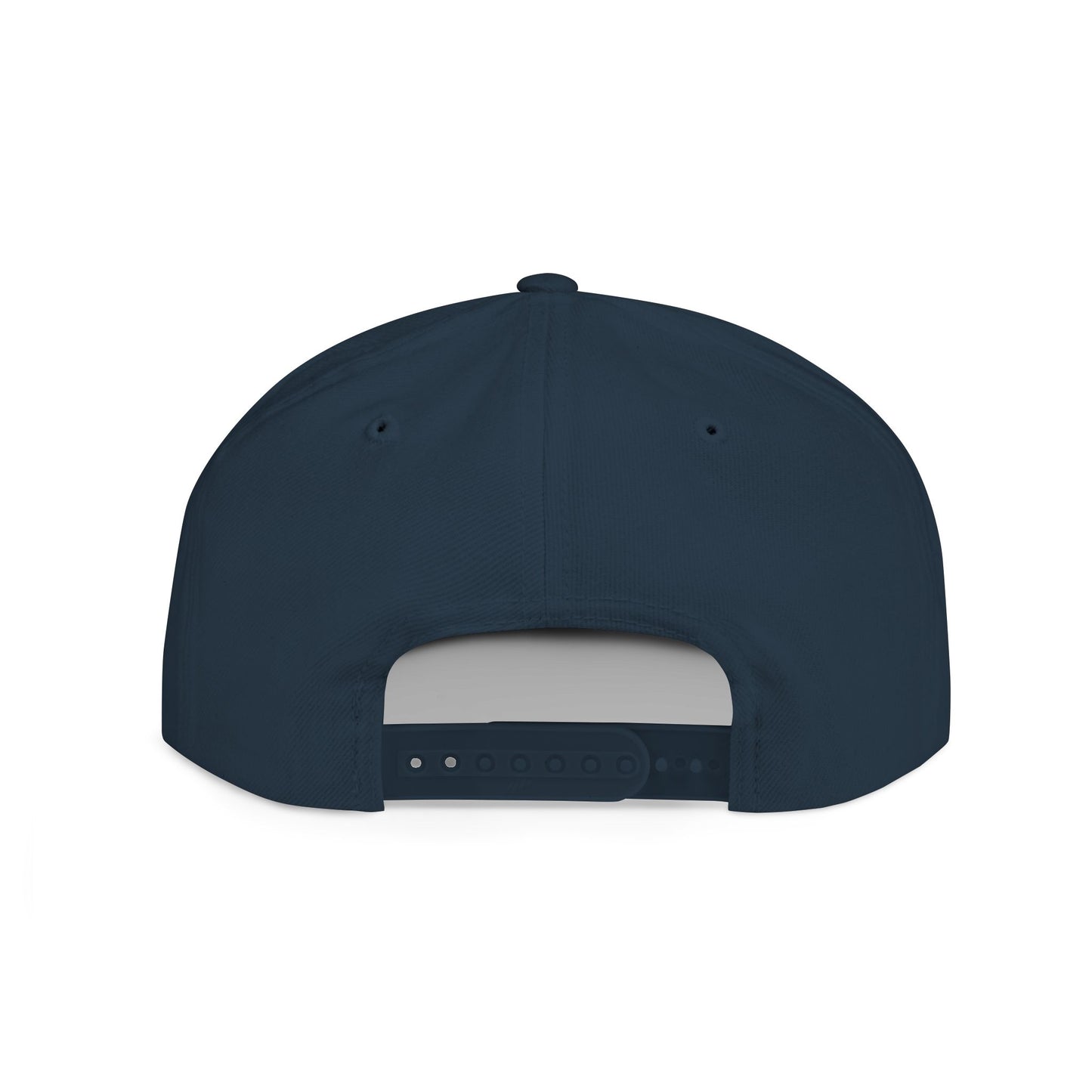 Premium Embroidered Snapback Hat - 6089M Flat-Bill Crypto Cap by TheBullThread