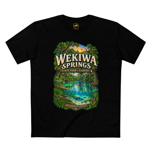 Wekiwa Springs State Park Shirt, Florida Springs Kayak Vintage Graphic Tee.