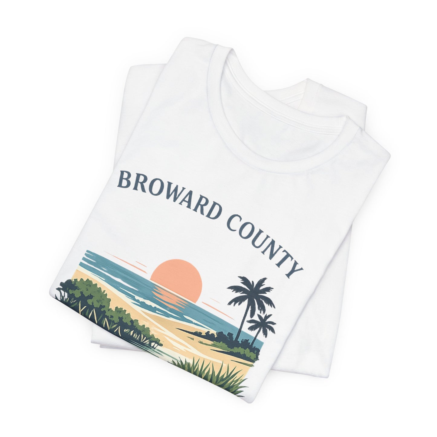 Broward County Florida Shirt - Everglades to Ocean Nature Tee, South Florida Graphic T Shirt, Coastal Art Gift, Mangrove Sunset Shirt.