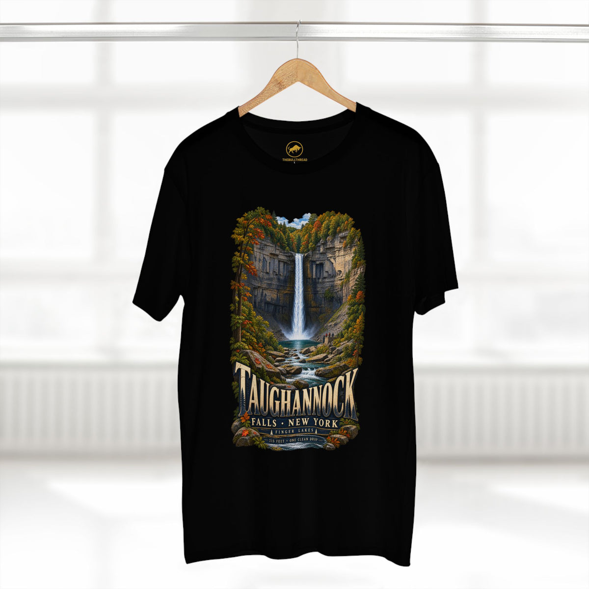 Taughannock Falls Shirt, Finger Lakes New York Tee, Upstate NY Waterfall State Park, Cayuga Lake Hiking Gift.