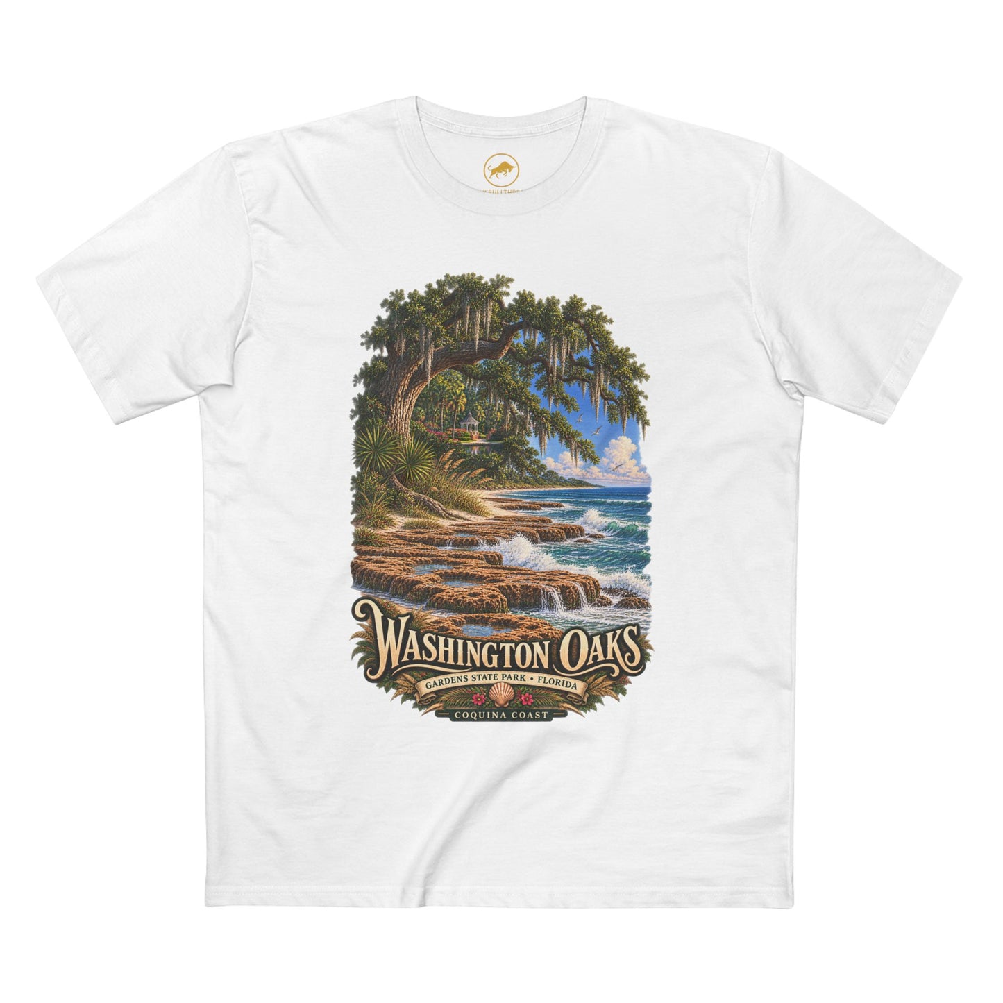 Washington Oaks Gardens State Park T Shirt, Palm Coast Florida Coquina Coast Tee.
