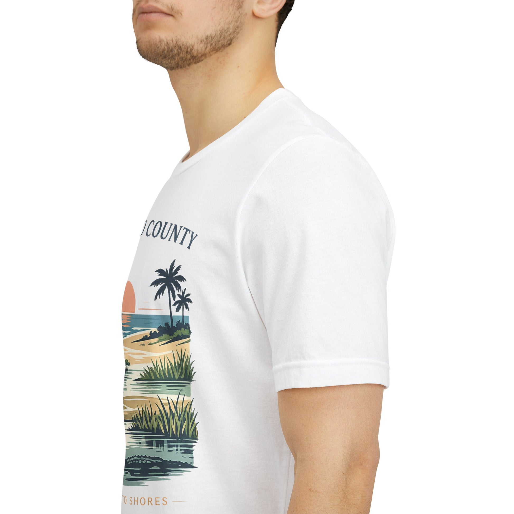 Broward County Florida Shirt - Everglades to Ocean Nature Tee, South Florida Graphic T Shirt, Coastal Art Gift, Mangrove Sunset Shirt.