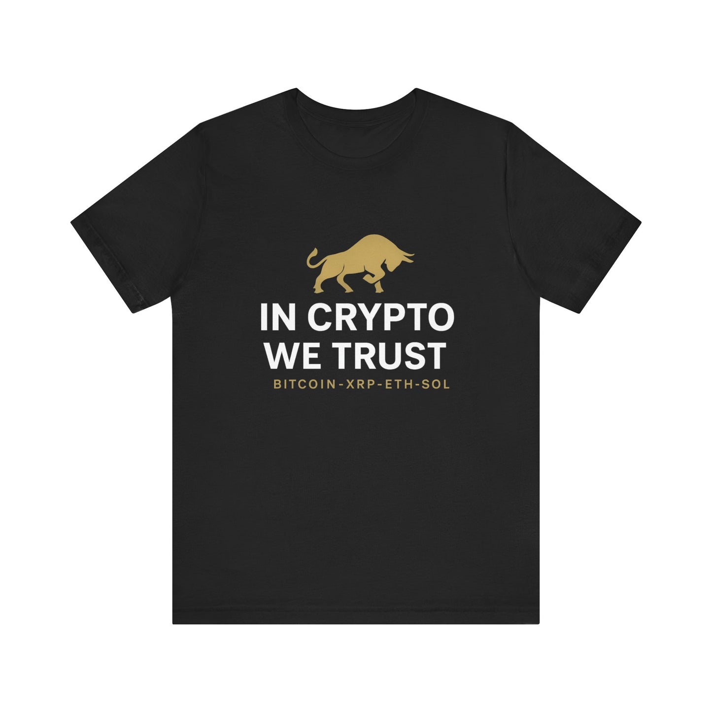 Premium Crypto Investor Shirt – In Crypto We Trust Bull Design by TheBullThread