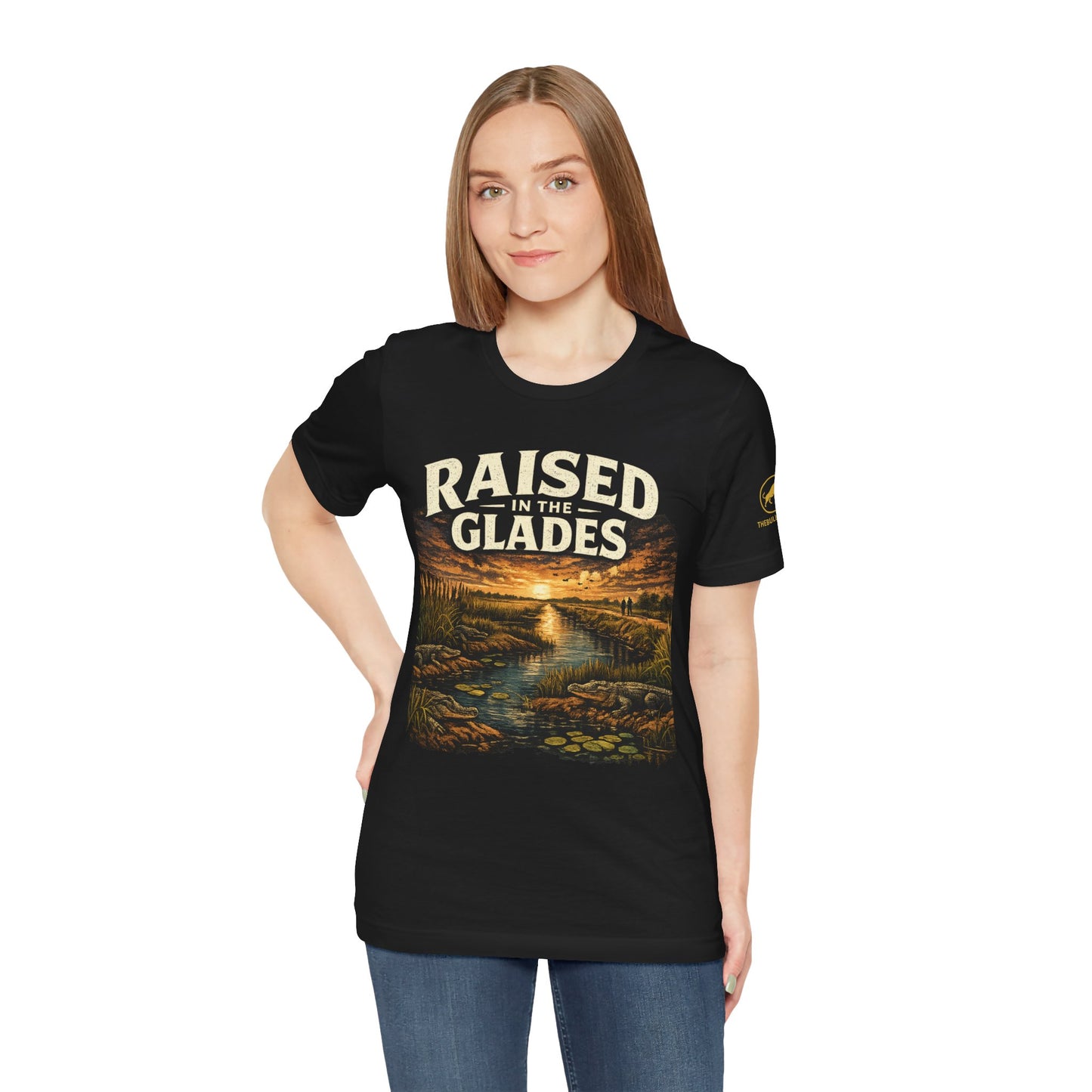 Florida Everglades Shirt, Raised In The Glades Shirt, Alligator Shirt, South Florida Tee, Swamp Nature Graphic Tee, Wildlife Shirt,.