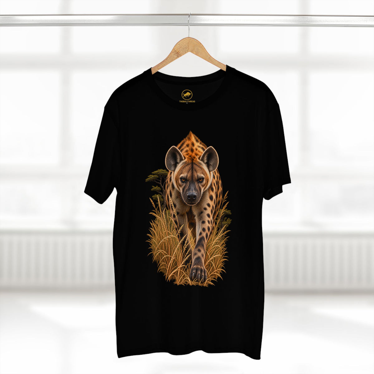 Spotted Hyena Shirt, African Wildlife Graphic Tee, Realistic Hyena T-Shirt, Safari Animal Shirt, Wildlife Lover Gift.