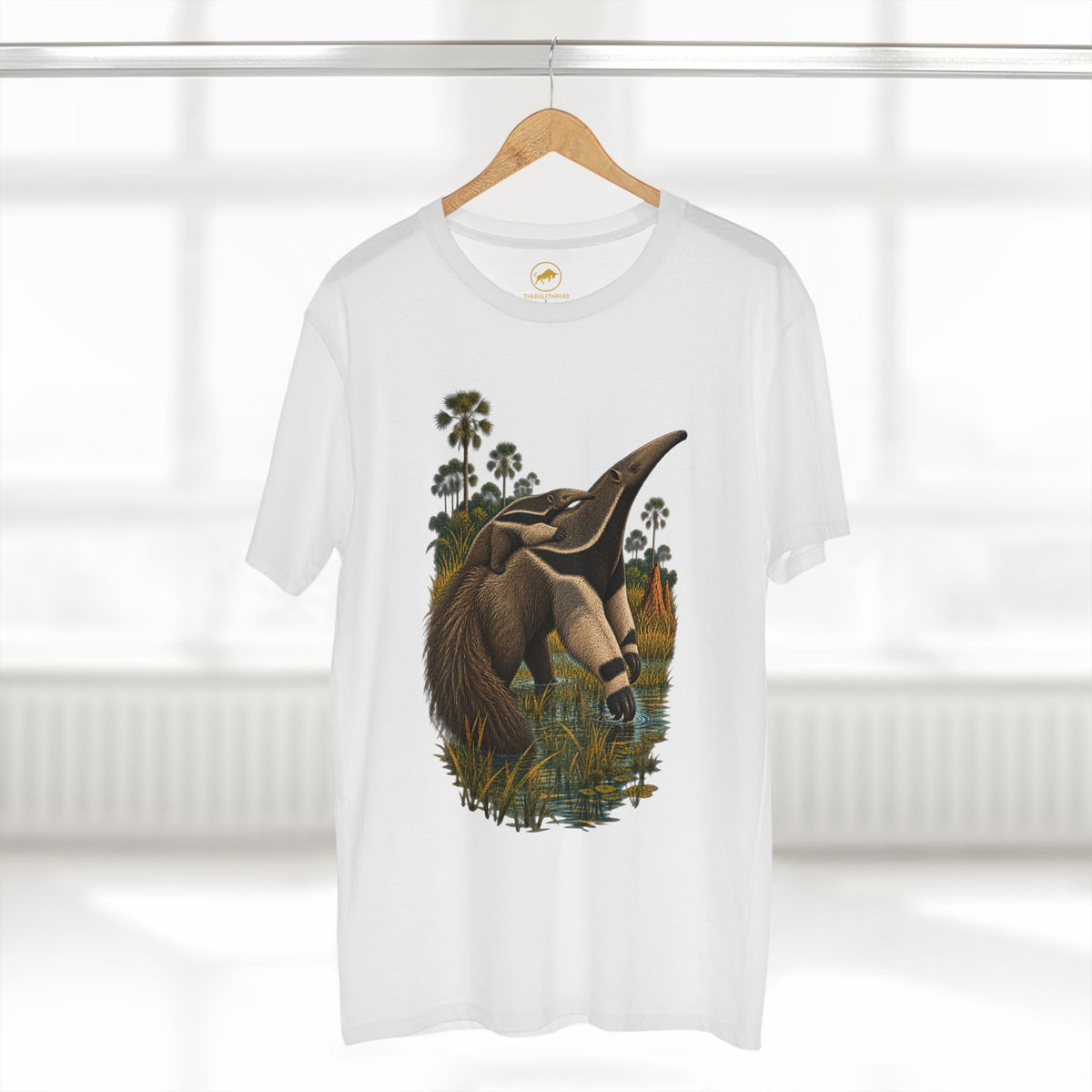 Giant Anteater Mother and Pup Shirt, Pantanal Wildlife Tee, Animal Lover Gift.