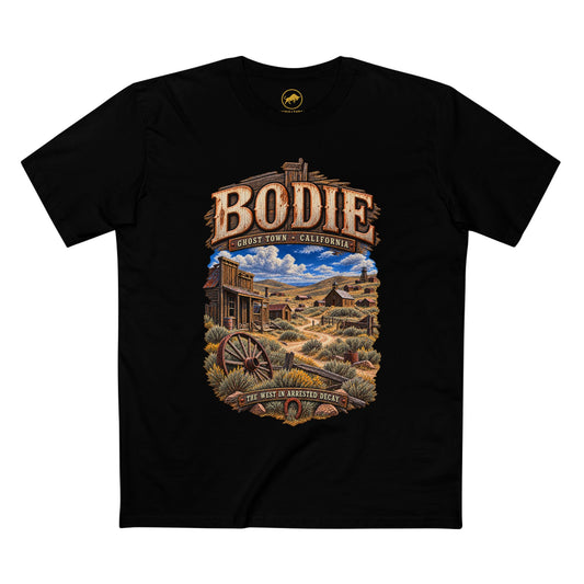 Bodie California Ghost Town Shirt, Vintage Western Mining Town Tee, Bodie State Historic Park Travel T-Shirt, Gold Rush History Gift.
