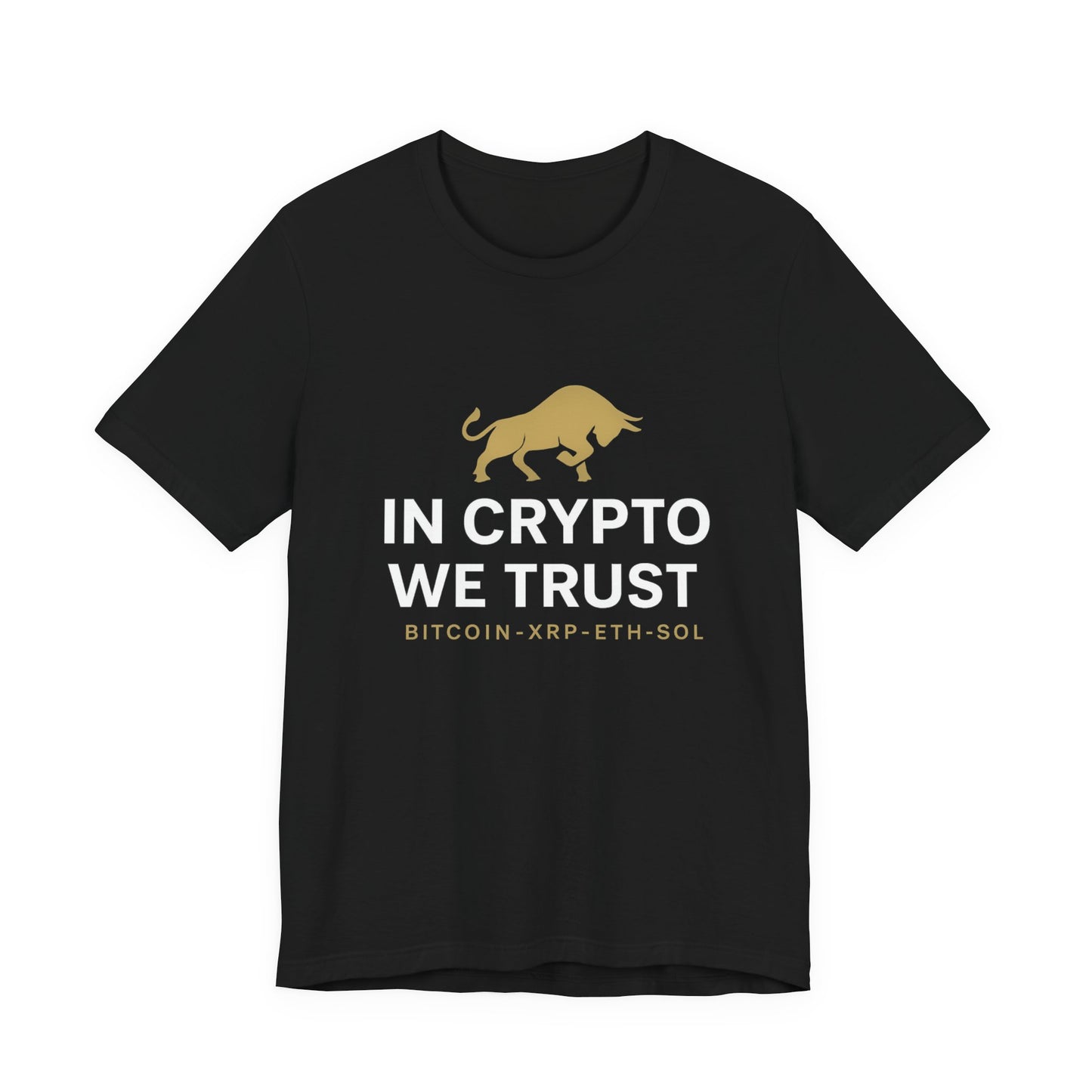 Premium Crypto Investor Shirt – In Crypto We Trust Bull Design by TheBullThread