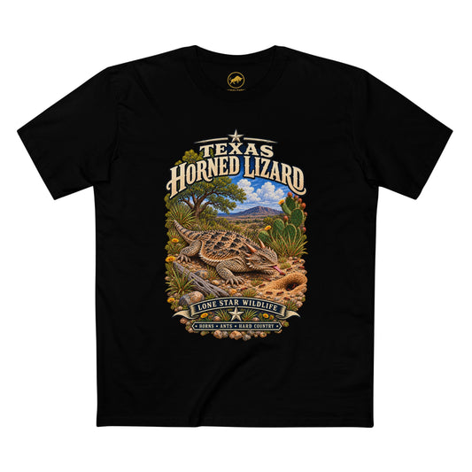 Texas Horned Lizard Shirt, Horny Toad T-Shirt, Texas Wildlife Tee, Western Desert Reptile Shirt, Southwest Nature Gift