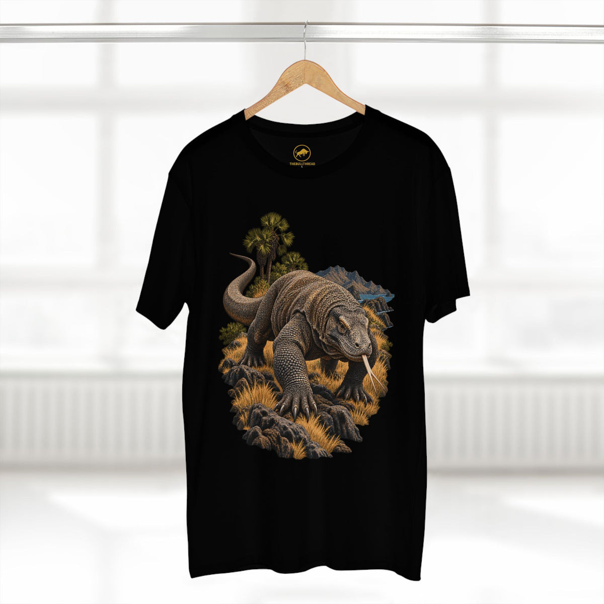 Komodo Dragon Shirt, Indonesian Island Wildlife Tee, Reptile Lover and Herpetology Gift.