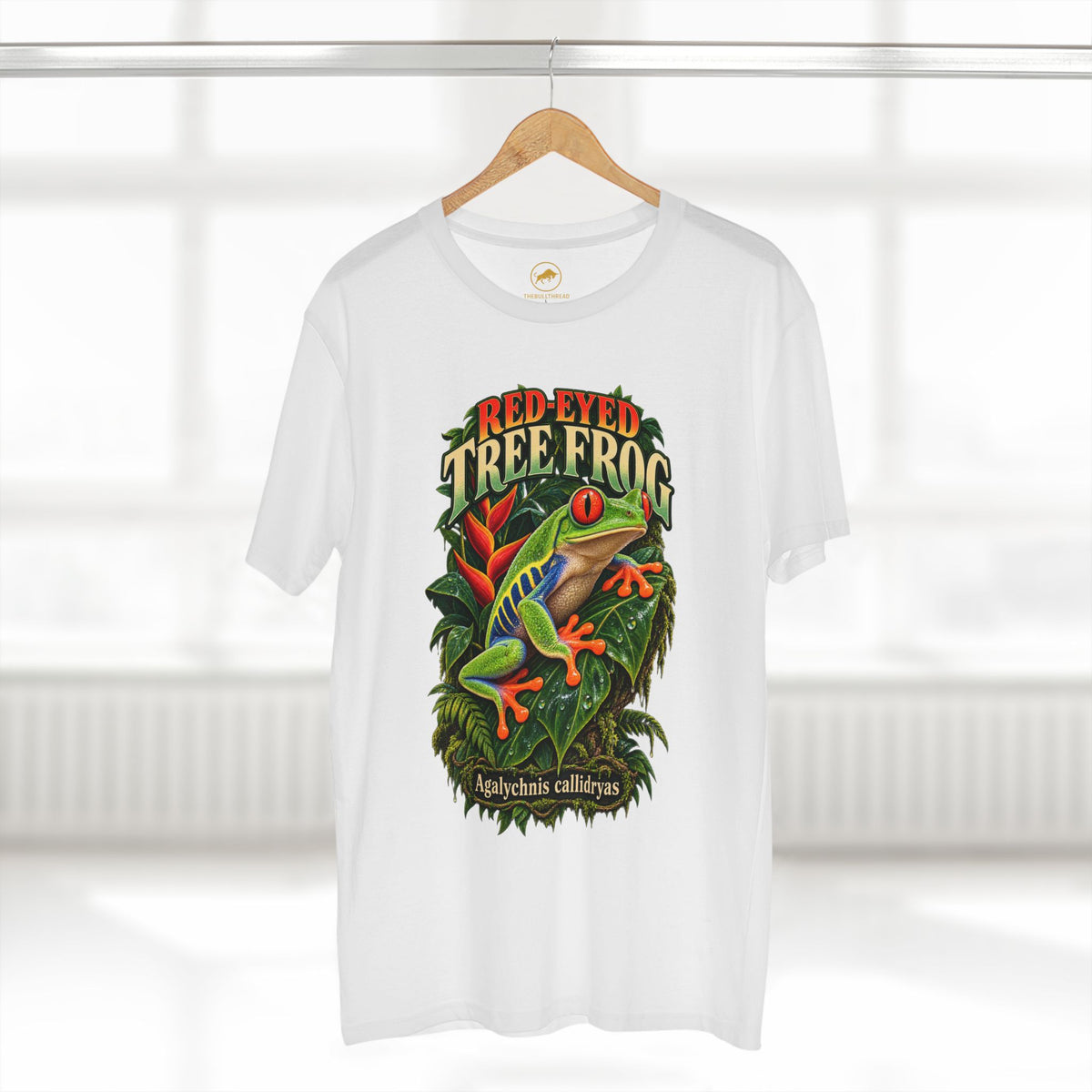 Red-Eyed Tree Frog Shirt, Central American Rainforest Tee, Agalychnis Callidryas Amphibian Gift.